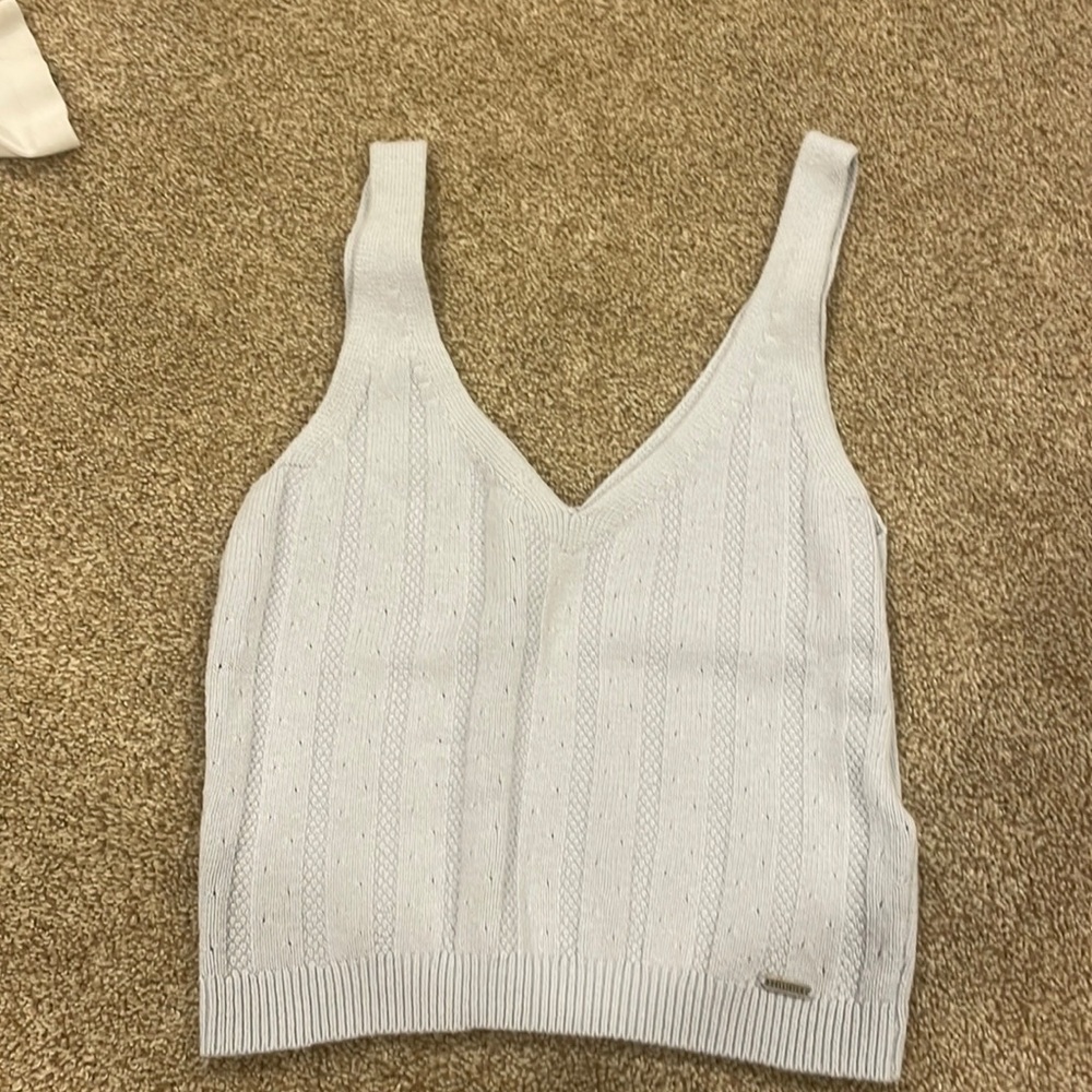 Hollister size small tank, light blue